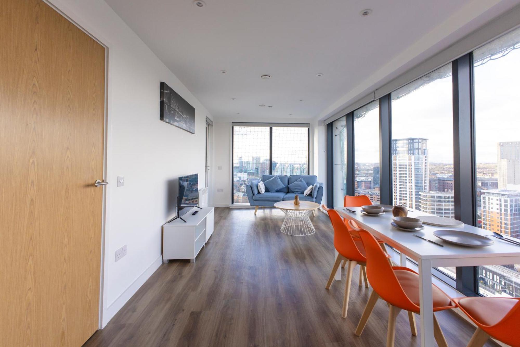 Quayside Penthouse 2 Bedroom Ensuite Near Media City & Manchester United Dış mekan fotoğraf